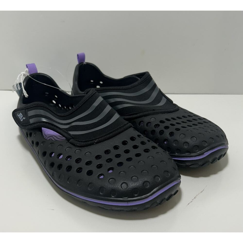 JBU by Jambu Waterfall Water Ready Shoes Beach Black Lavender Womens 9M